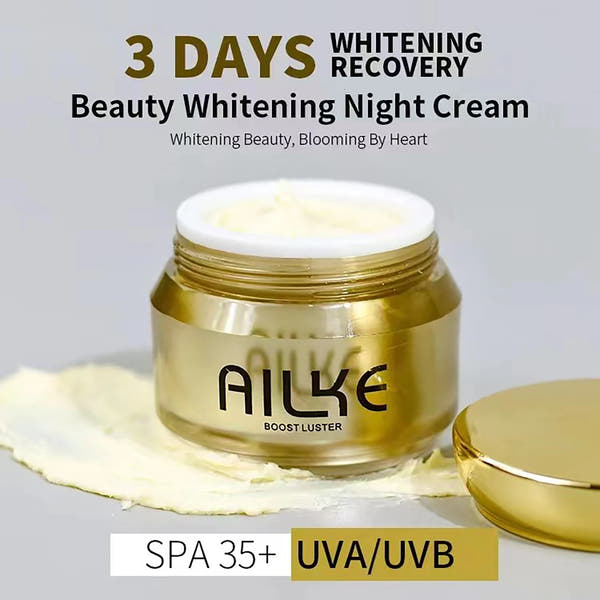 AILKE Superior K-Beauty Whitening & Dark Spot Corrector System – SPF35 Anti-Sun Damage, Hydrating Skincare for Radiant, Even-Toned Skin